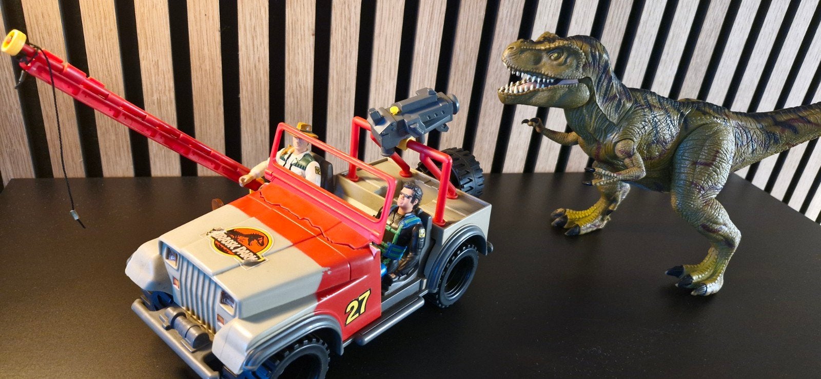 Jurassic Park Kenner Bush Devil Tracker Jeep Wrangler (1993), Ophalen of Verzenden, Gebruikt
