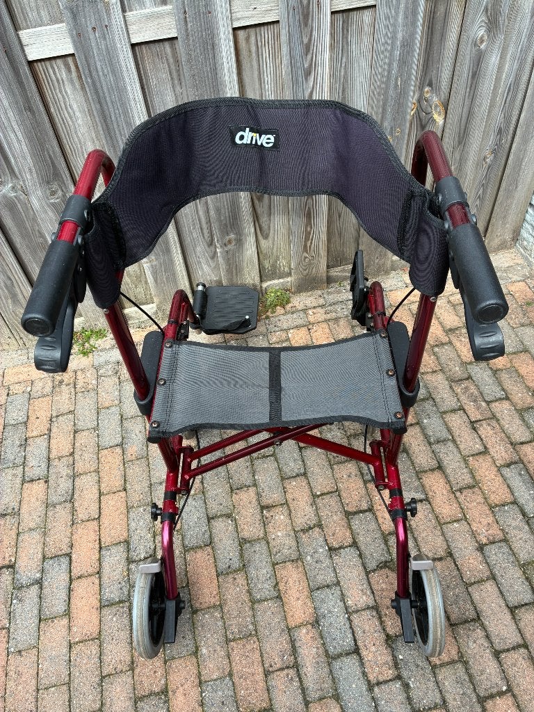 Rollator rolstoel, Ophalen, Opvouwbaar, Zo goed als nieuw