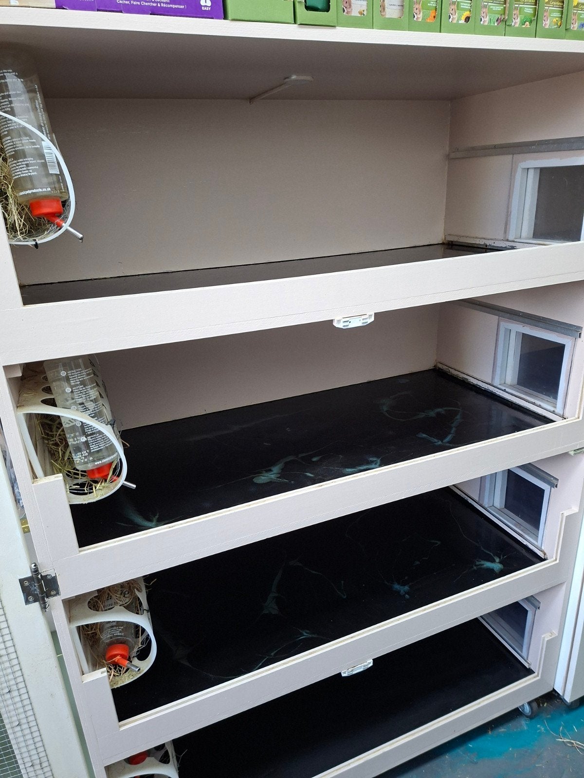 Unieke caviaflat 4 verdiepingen 240x60cm van Caviaflat, Dieren en Toebehoren, Knaagdieren en Konijnen | Hokken en Kooien, Ophalen