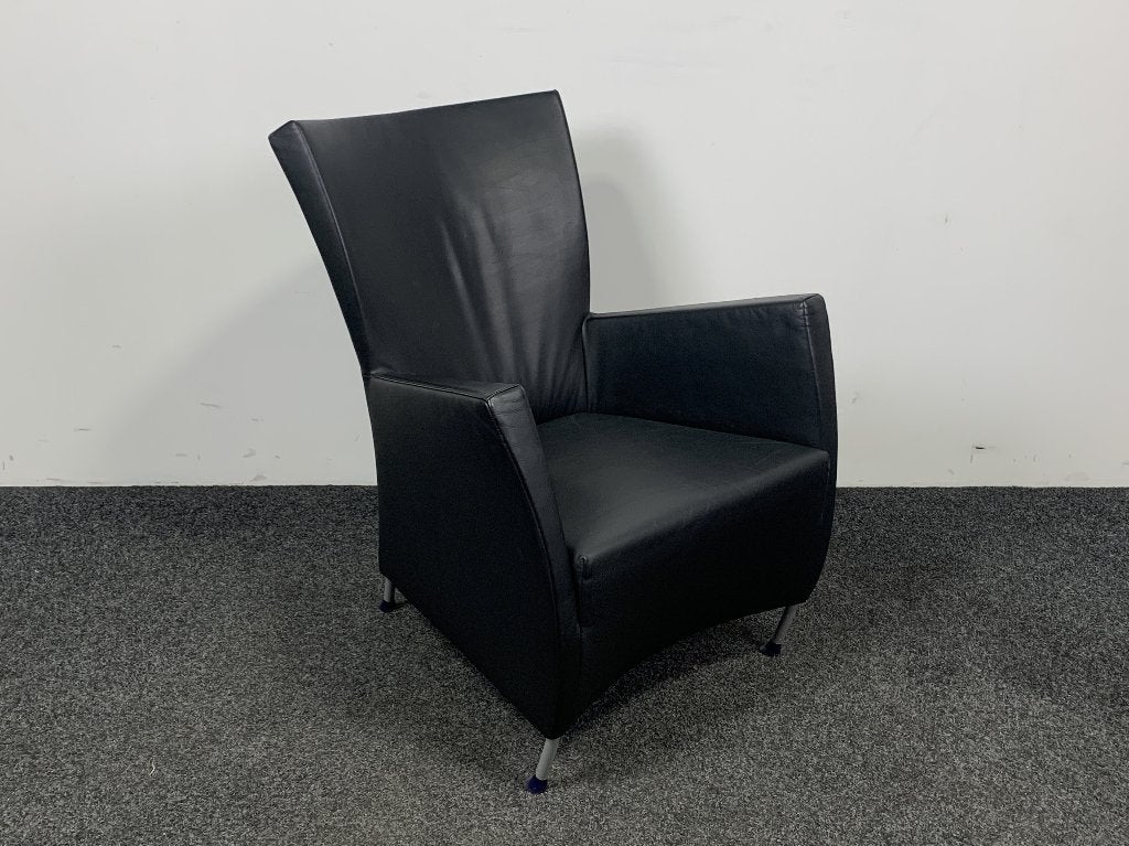 Directiestoel Montis Windy - Zwart/Antraciet (25112), Ophalen, Gebruikt, 50 tot 75 cm, Leer