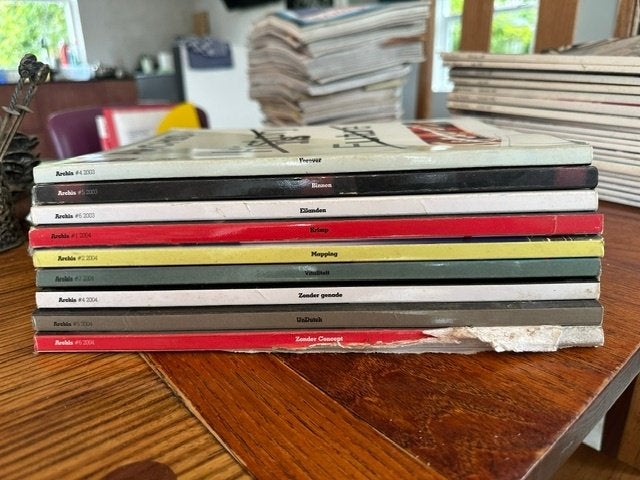 Negen nummers van Archis (architectuurtijdschrift), Boeken, Ophalen, Gelezen, Overige typen