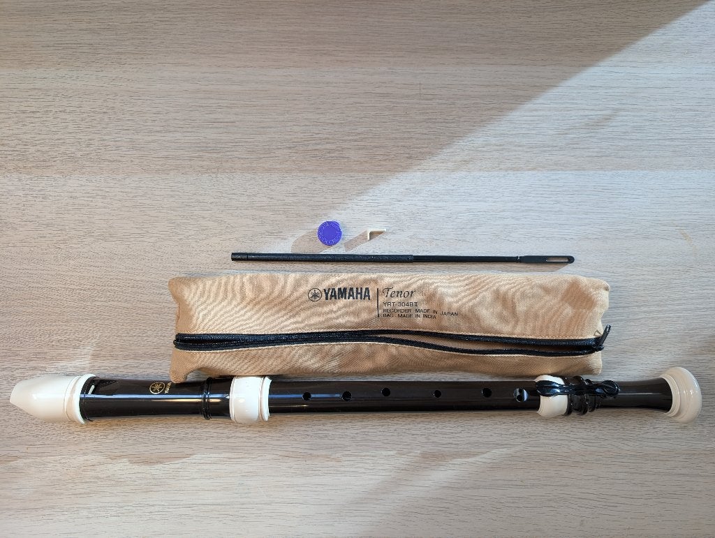 Yamaha YRT304B II tenor blokfluit/recorder, Ophalen, Zo goed als nieuw, Tenor
