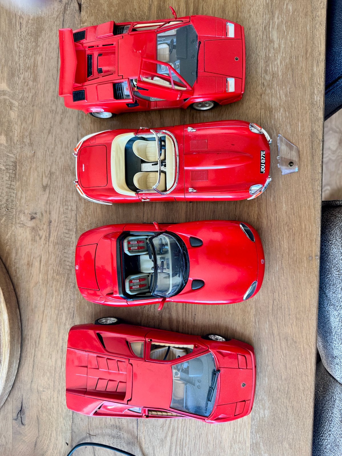 4x Bburago 1:18 Made in Italy – vintage modelauto’s, Ophalen of Verzenden, Gebruikt, Bburago