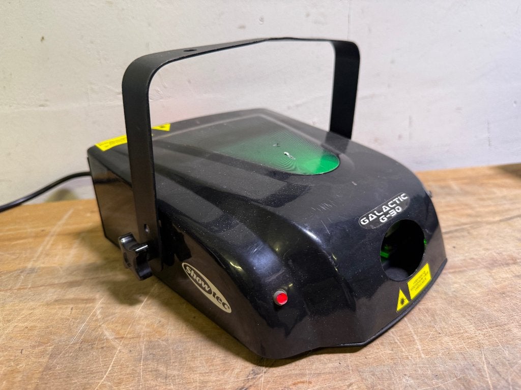 Showtec Galactic G-30 DMX Laser groen, Ophalen of Verzenden, Gebruikt, Laser, Kleur