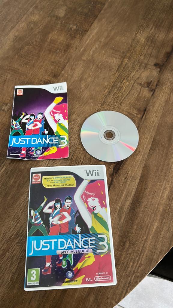 Wii justdance 3, Spelcomputers en Games, Games | Nintendo Wii, Ophalen of Verzenden, Zo goed als nieuw, Sport, 3 spelers of meer
