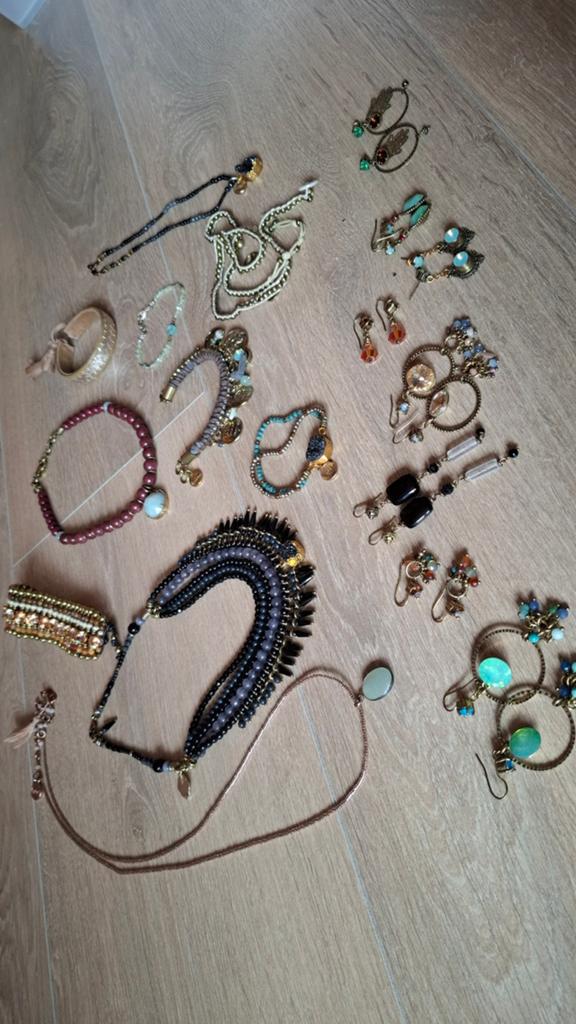 Exoal sieraden collectie van natuursteen, Sieraden, Tassen en Uiterlijk, Kettingen, Overige kleuren, Ophalen of Verzenden, Zo goed als nieuw