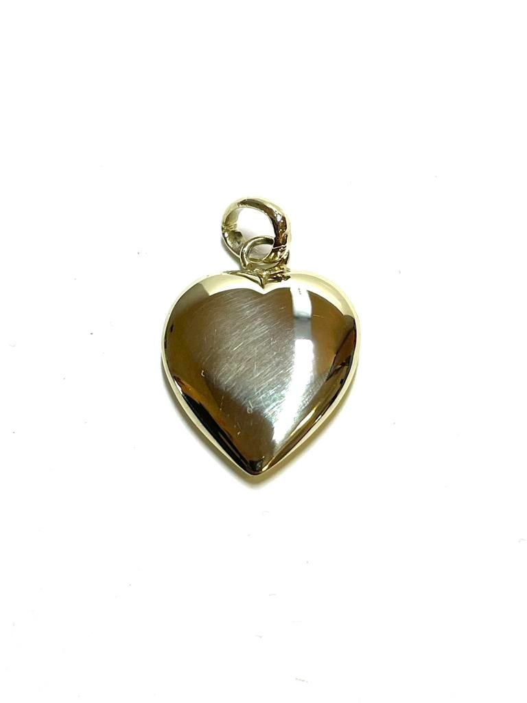 14k gouden hart hanger, Sieraden, Tassen en Uiterlijk, Kettinghangers, -, -, Ophalen of Verzenden, Zo goed als nieuw