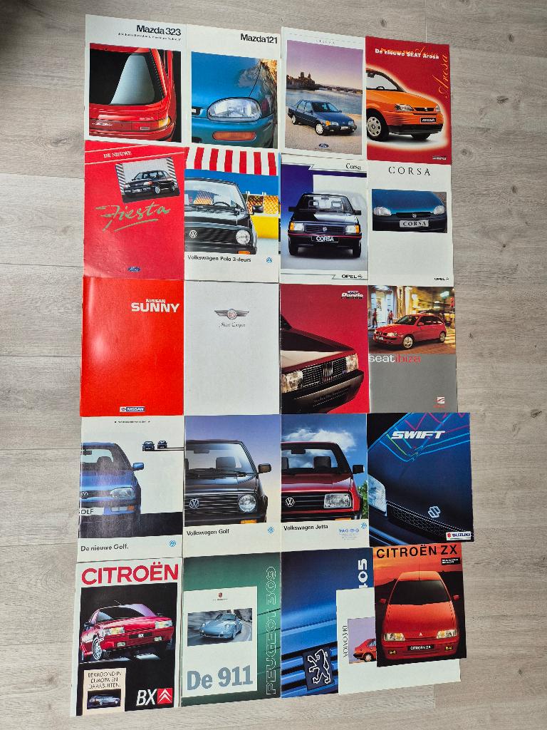 Autofolders hele set, Ophalen of Verzenden, Zo goed als nieuw, Algemeen