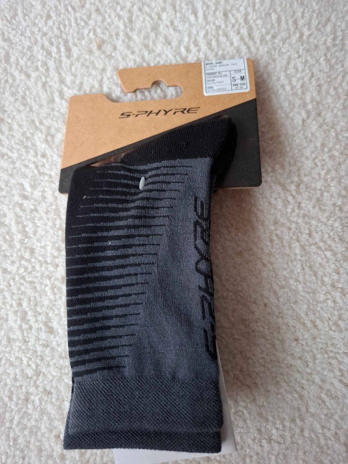 s phyre sokken merino nieuw maat 36/40, Fietsen en Brommers, Fietsaccessoires | Fietskleding, Ophalen of Verzenden, Nieuw, Bovenkleding