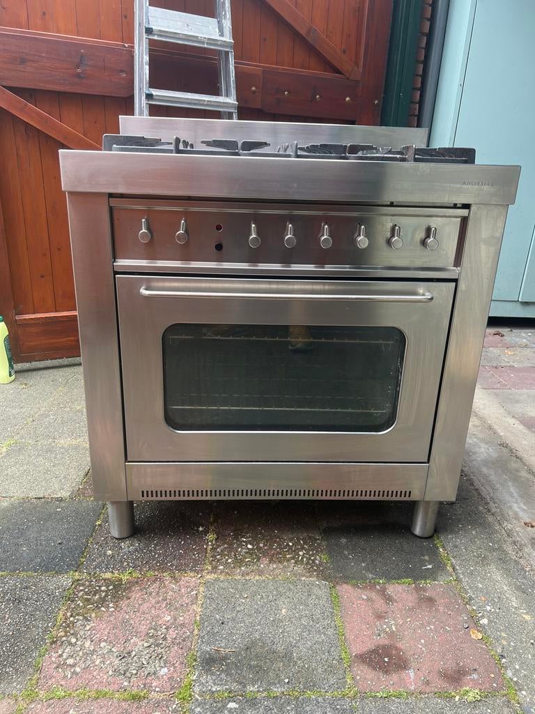 Solitaire SOH 965 A Fornuis met Oven, Witgoed en Apparatuur, Fornuizen, Ophalen, Gebruikt, Hete lucht, 60 cm of meer