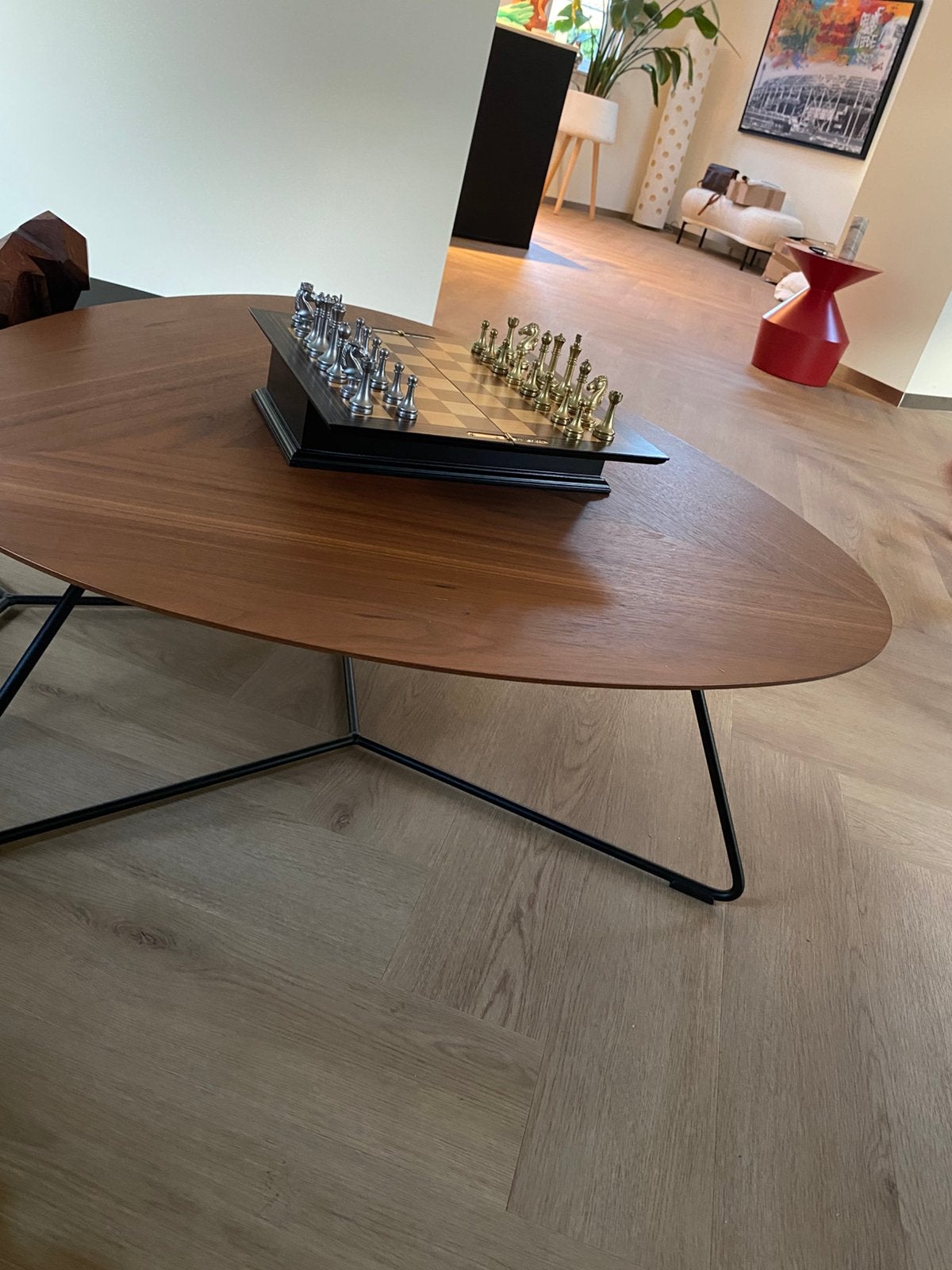 Luxe schaakspel, Ophalen of Verzenden, Zo goed als nieuw