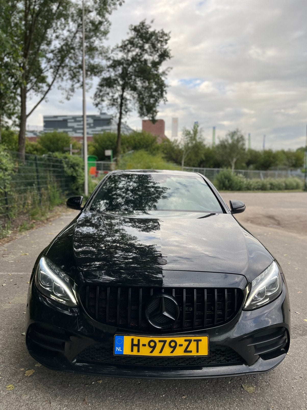 Mercedes-Benz C-Klasse C220 CDI 2.1 125KW Aut7 2014 Zwart, Auto's, Automaat, Achterwielaandrijving, 1800 kg, Zwart