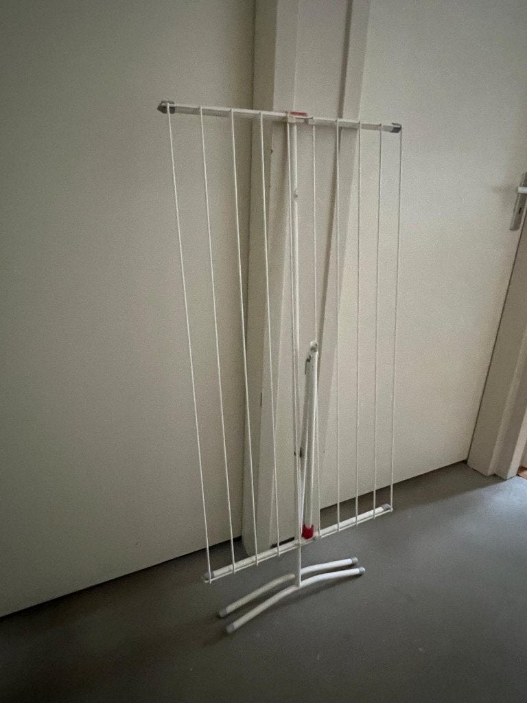 Inklapbaar Leifheit wasrek, Ophalen, Zo goed als nieuw, Wasrek