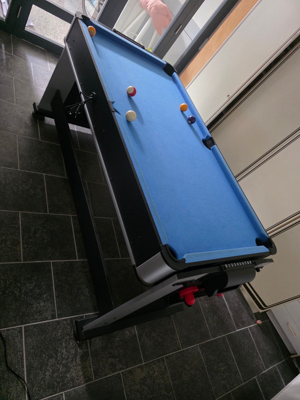 TopTable 2-in-1 Pooltafel en Airhockeytafel, Een of twee spelers, Ophalen, Gebruikt, TopTable