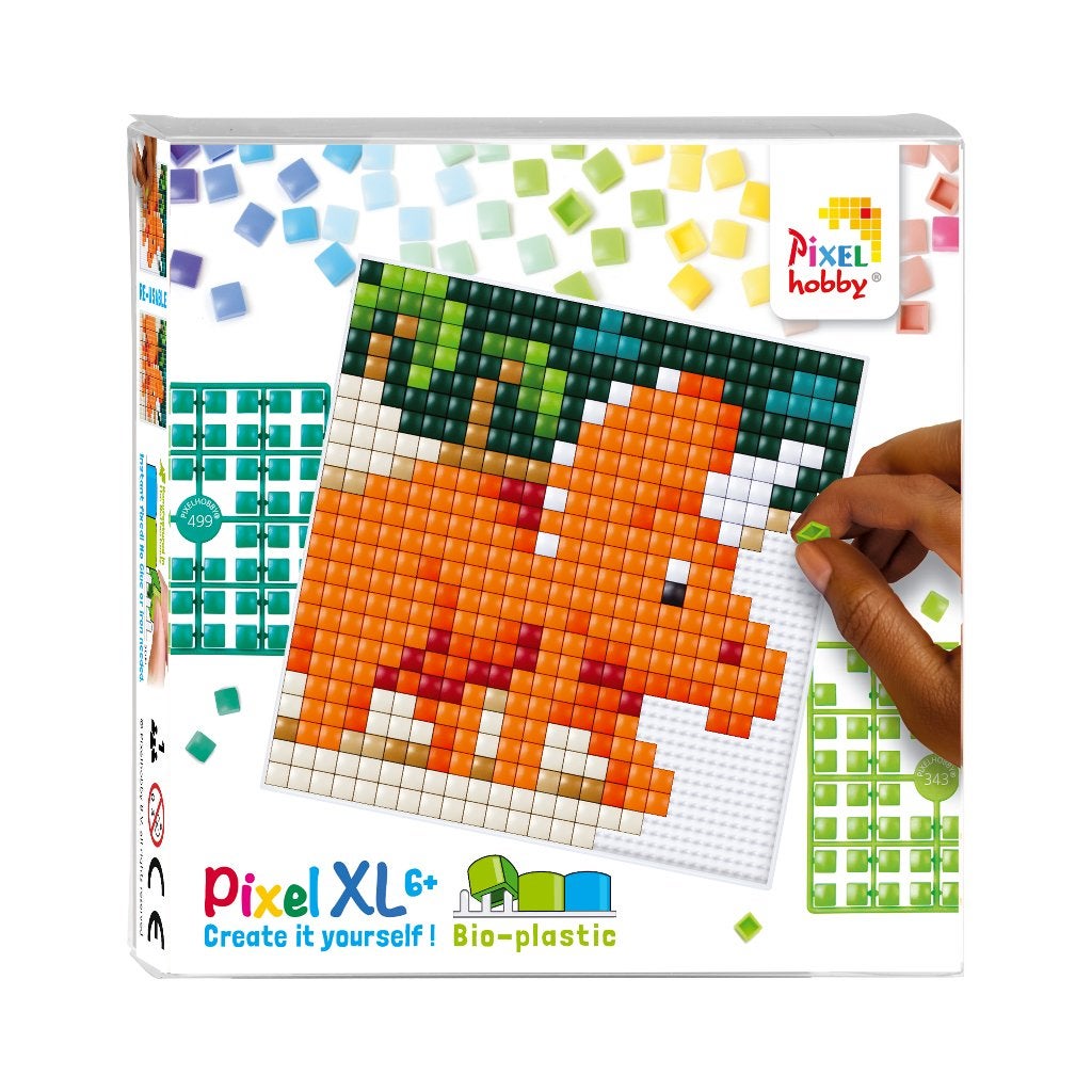 Pixelhobby Create it yourself XL set 41040 dino 12 x 12 cm, ., Dieren, Nieuw, Ophalen of Verzenden