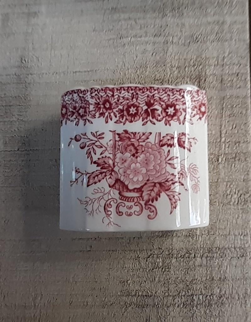 roze tandenstokerhouder mason's ascot, bloemdecor, Ophalen of Verzenden