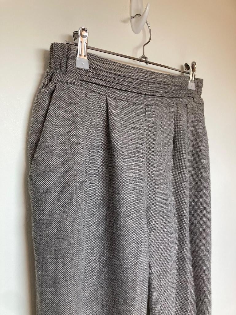 Ruby Tuesday pull on chino pantalon grijs gemêleerd wol 0/34, Ruby Tuesday, Ophalen of Verzenden, Zo goed als nieuw, Maat 34 (XS) of kleiner
