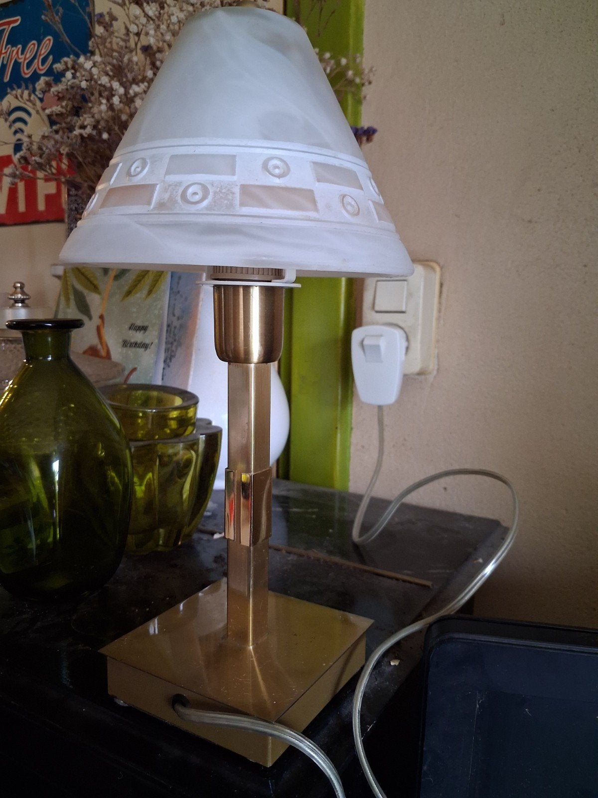 Everflourish decoratieve bedlamp, Art deco, Ophalen of Verzenden, G12, Wit