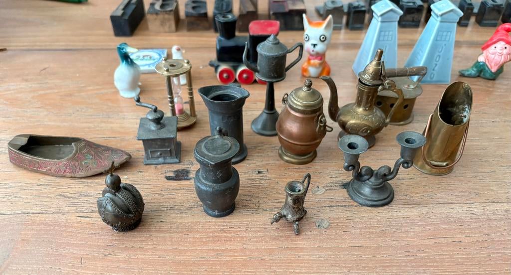 Letterbak collectie | diverse figuren | koper keramiek, Ophalen of Verzenden