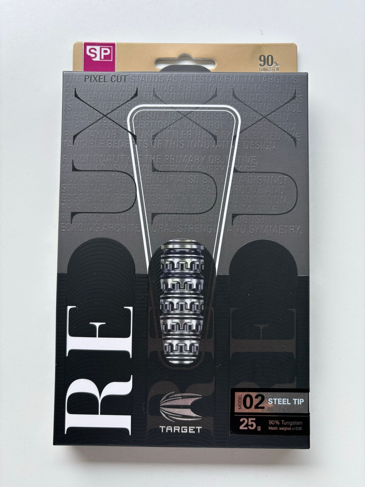 Target Darts Redux 02 Steel Tip 25g - Nieuw in doos, Sport en Fitness, Darts, Ophalen of Verzenden, Nieuw, Pijlen