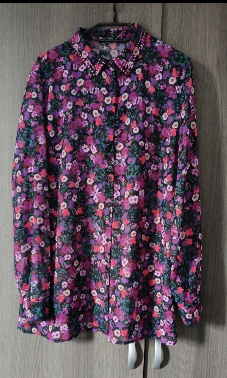 Blouse van Guess, Guess, Zwart, Maat 46/48 (XL) of groter, Ophalen of Verzenden