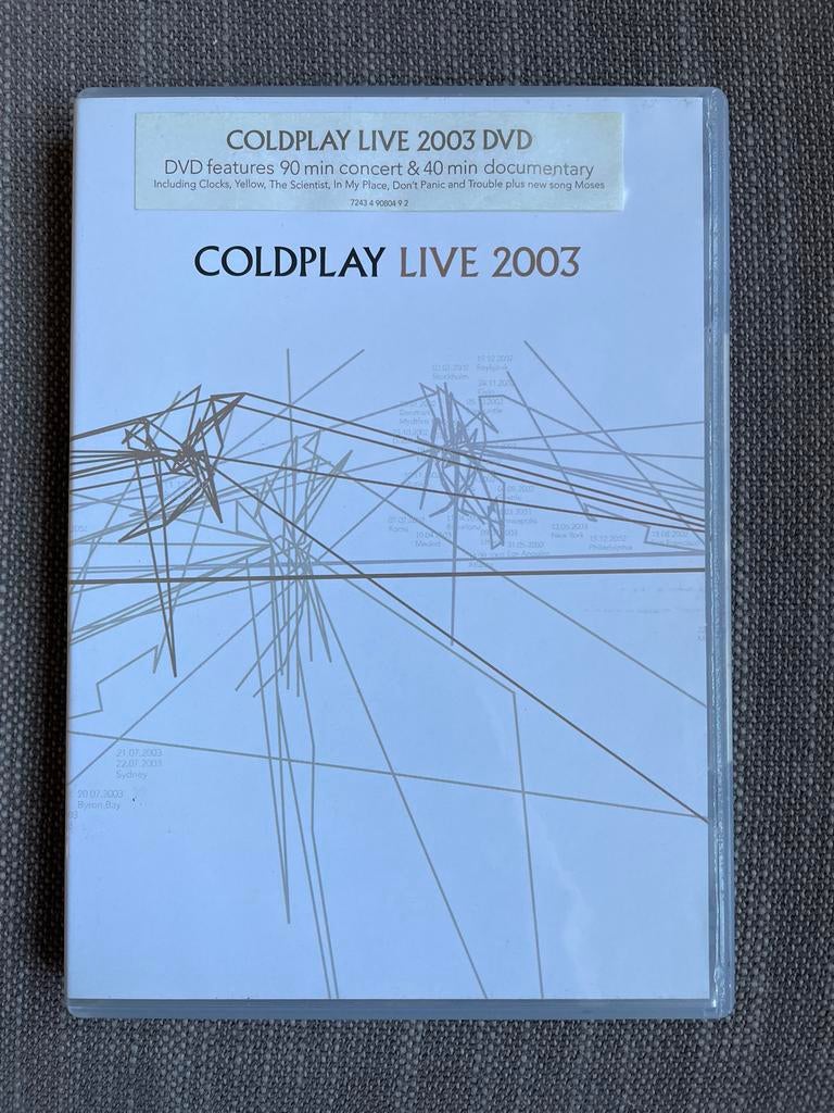 Coldplay Live 2003 DVD - Concert & Documentaire, Alle leeftijden, Ophalen of Verzenden, Zo goed als nieuw, Muziek en Concerten