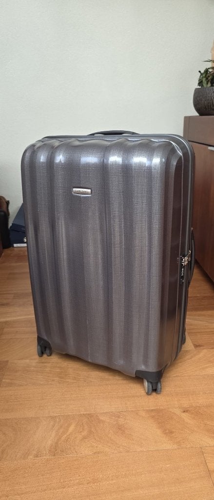 Samsonite Spinner 76 suitcase / koffer grijs, Sieraden, Tassen en Uiterlijk, Koffers, Hard kunststof, Verzenden, 45 tot 55 cm