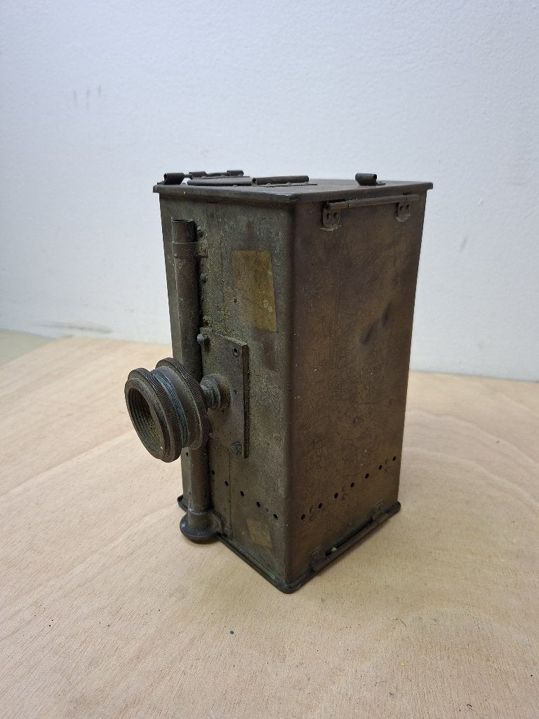Engelse WW1 signaallamp koper 1916, Ophalen of Verzenden, Landmacht, Engeland, Overige typen