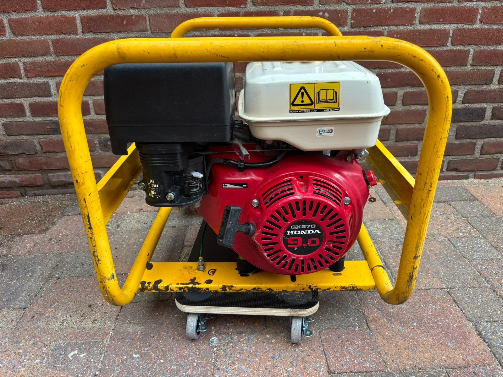 Honda gx270 generator, Ophalen, Gebruikt, 5 tot 10 kVA, Benzine