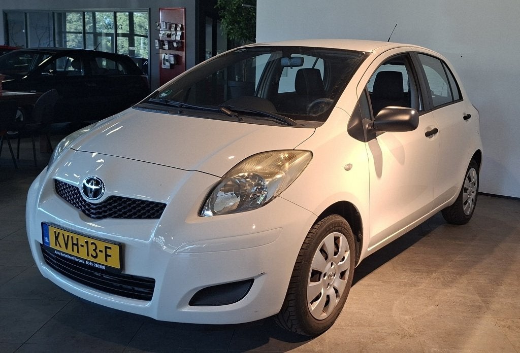 TOYOTA YARIS 1.0  Cool-Edition 5-Drs  Airco / Elektr.pakket, Auto's, Voorwielaandrijving, Euro 5, Stof, Zwart