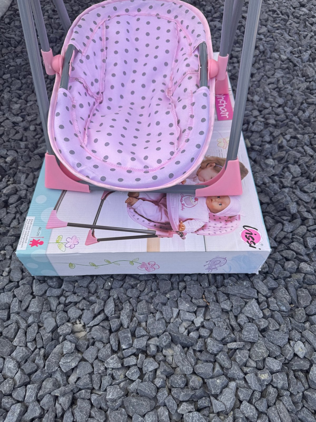 Lissi 4-in-1 Poppenstoel/Schommelstoel voor Babypop, Kinderen en Baby's, Speelgoed | Poppen, Ophalen, Nieuw, Babypop