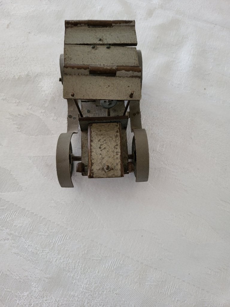Vintage handgemaakte auto van schroot uit Spanje, Ophalen of Verzenden, Gebruikt