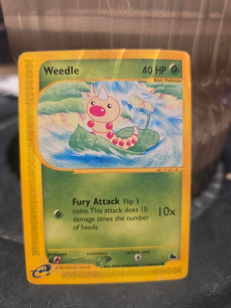Weedle 114/144 Pokémon kaart, Ophalen of Verzenden