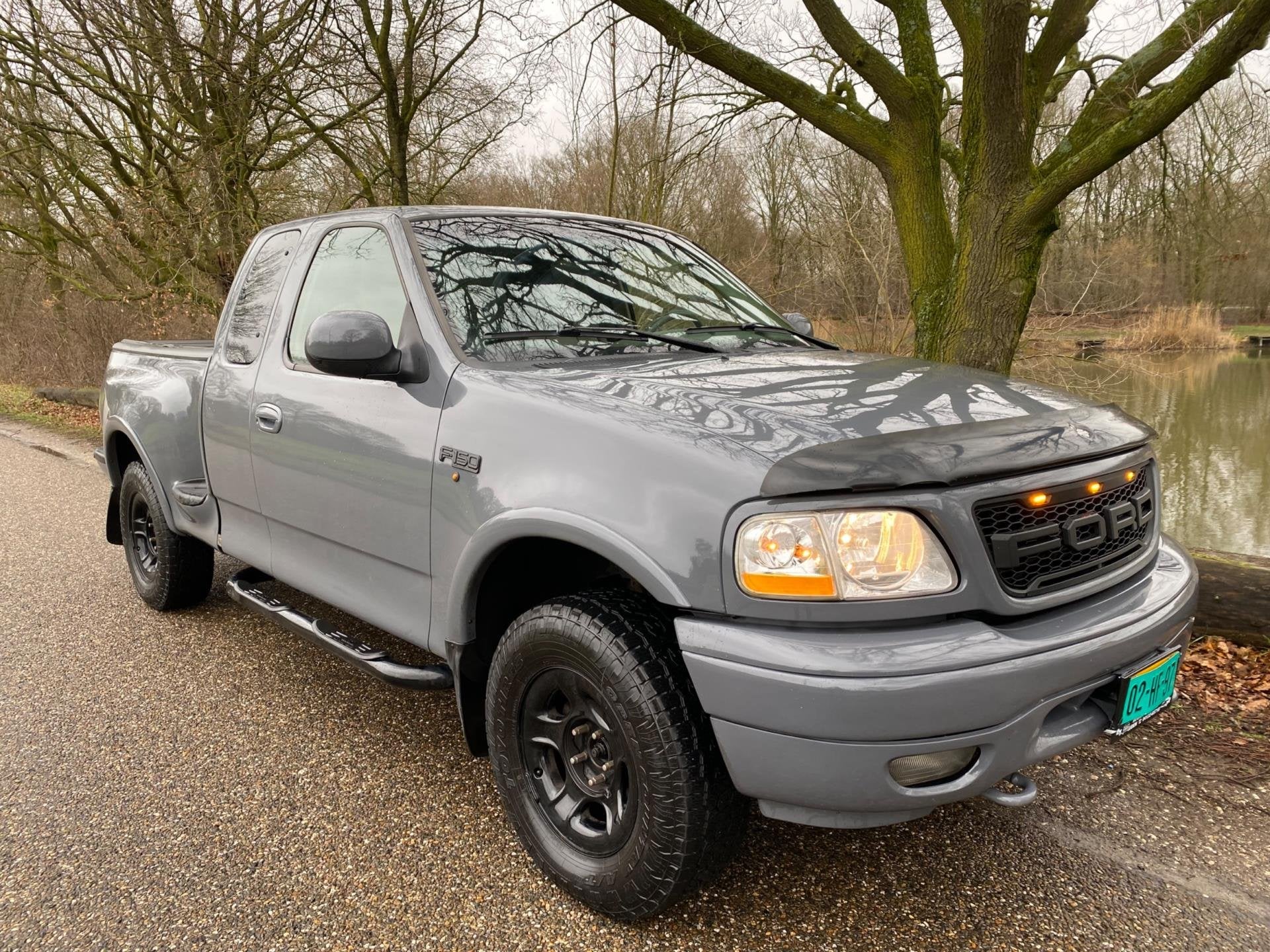 Ford F150 LARIAT SUPERCAB FLARESIDE 6,5 BOX LPG, Auto's, Bestelauto's, Automaat, Gebruikt, 5400 cc, Leder
