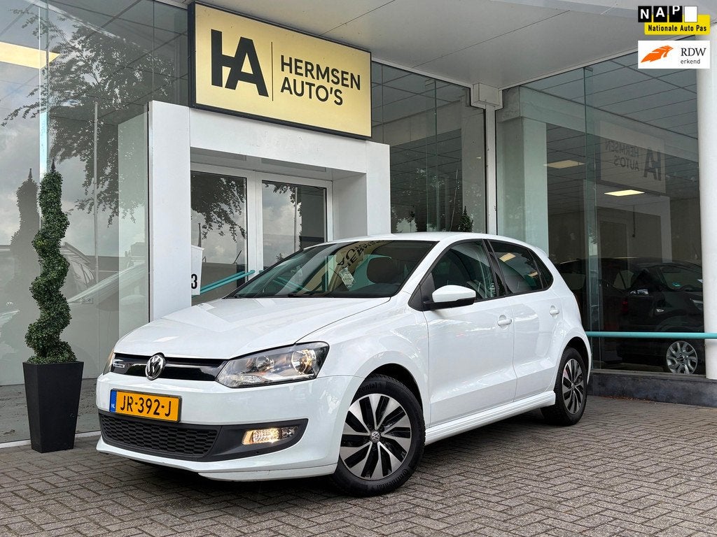 Volkswagen Polo 1.0 BlueMotion Edition|CarPlay|Cruise|NAP|, Voorwielaandrijving, 95 pk, Wit, Origineel Nederlands