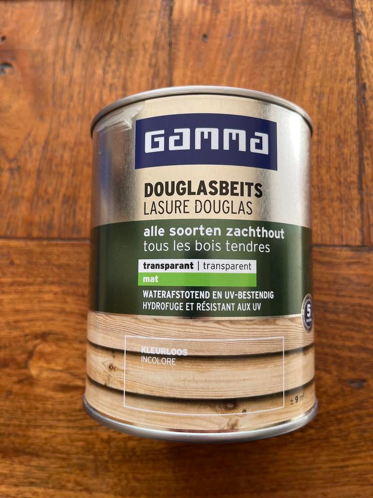 Gamma Douglasbeits transparant mat kleurloos, G, Overige kleuren, G, G