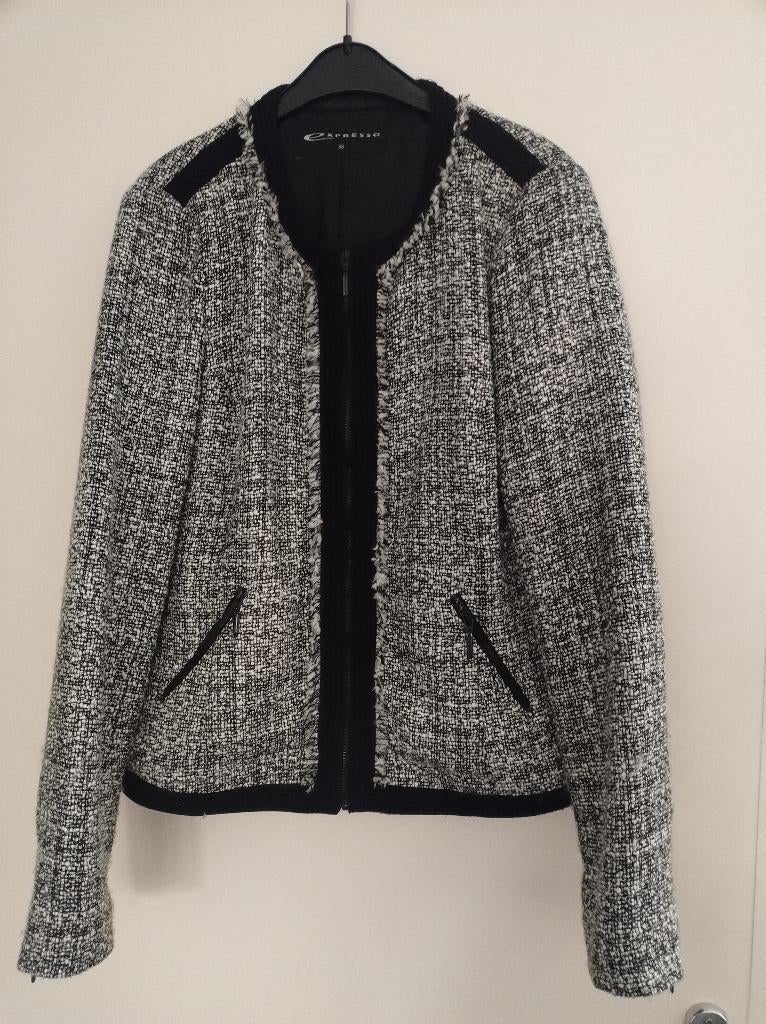 Damescolbert, Kleding | Dames, Maat 38/40 (M), Expresso, Zwart, Ophalen of Verzenden