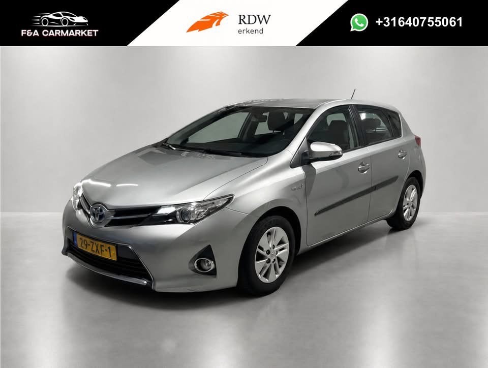 Toyota Auris 1.8 Hybrid | NAP KM | CRUISE | NAVI, Auto's, Stof, Zwart, 4 cilinders, 26 km/l