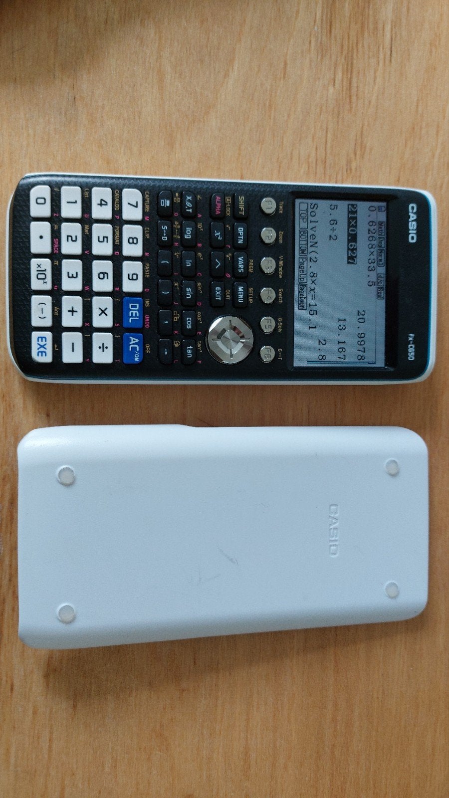 Casio fx- CG50 grafische rekenmachine, wit, Diversen, Ophalen, Grafische rekenmachine, Zo goed als nieuw