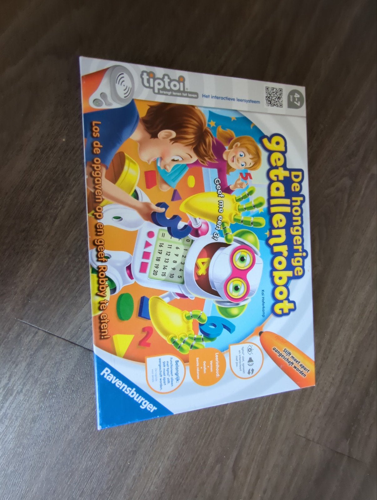Ravensburger tiptoi De hongerige getallenrobot, Ophalen of Verzenden, Gebruikt, Rekenen
