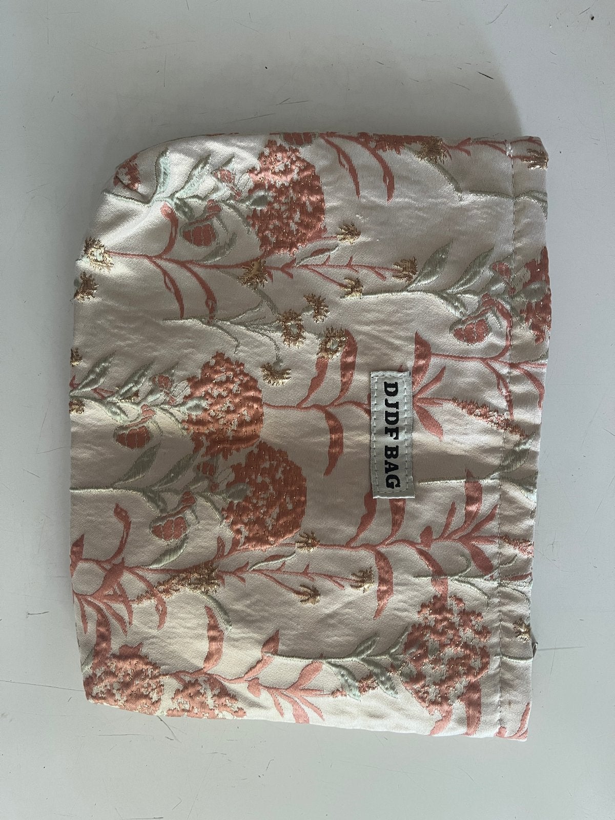 Mooi stoffen make up tasje DJDF BAG met bloemenprint, Ophalen of Verzenden, Nieuw, Overige kleuren, Softcase