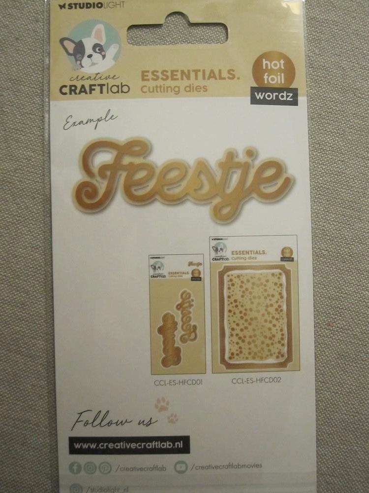 Embrossing en snijmal: Feestje, Ophalen, Nieuw, Frame of Mal, Sizzix