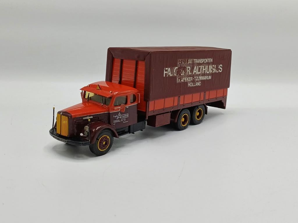 Miho Scania L71 Althuisius bakwagen, Ophalen of Verzenden, Zo goed als nieuw, Bus of Vrachtwagen, Tekno