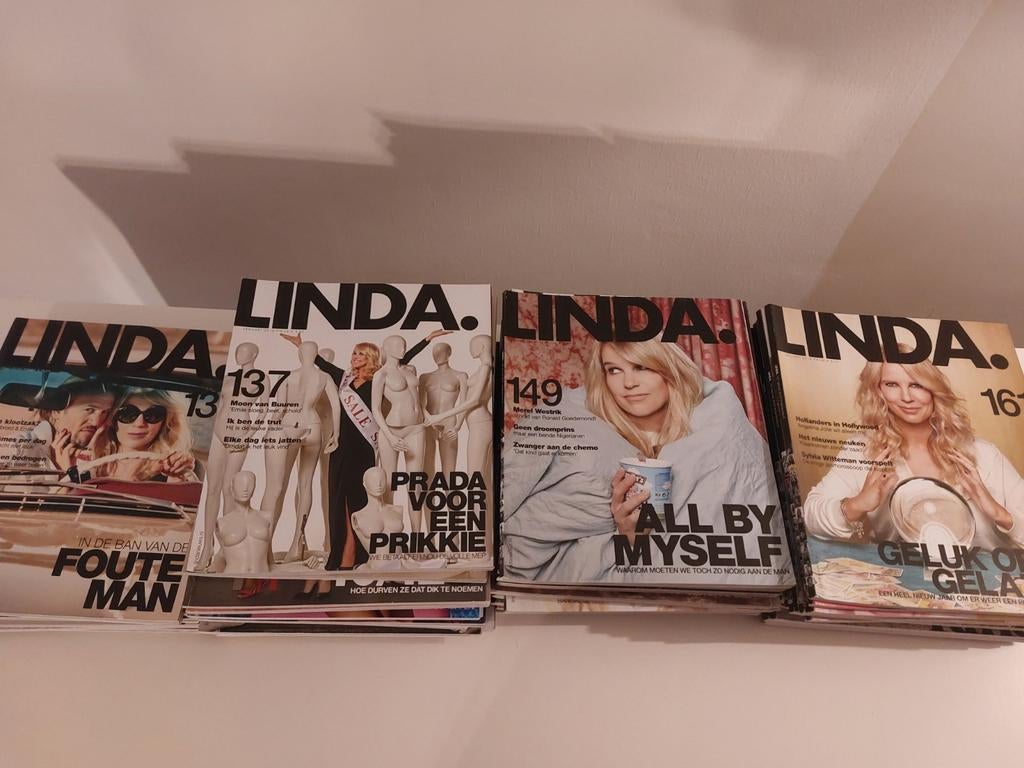 GRATIS! Tijdschriften LINDA 2015-2018, Boeken, Tijdschriften en Kranten, Ophalen, Zo goed als nieuw, Damesbladen
