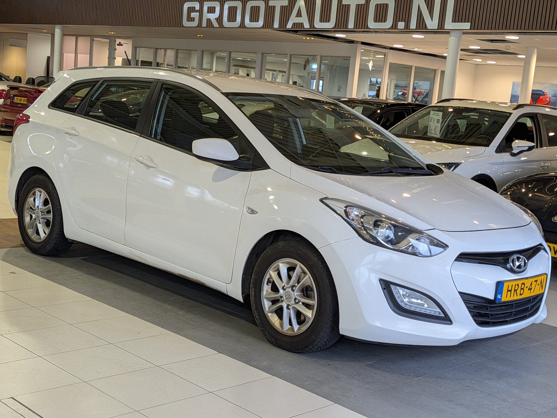Hyundai i30 Wagon 1.4 Airco, Stuurbekrachtiging (bj 2014), Auto's, Hyundai, Voorwielaandrijving, Euro 5, Gebruikt, Zwart