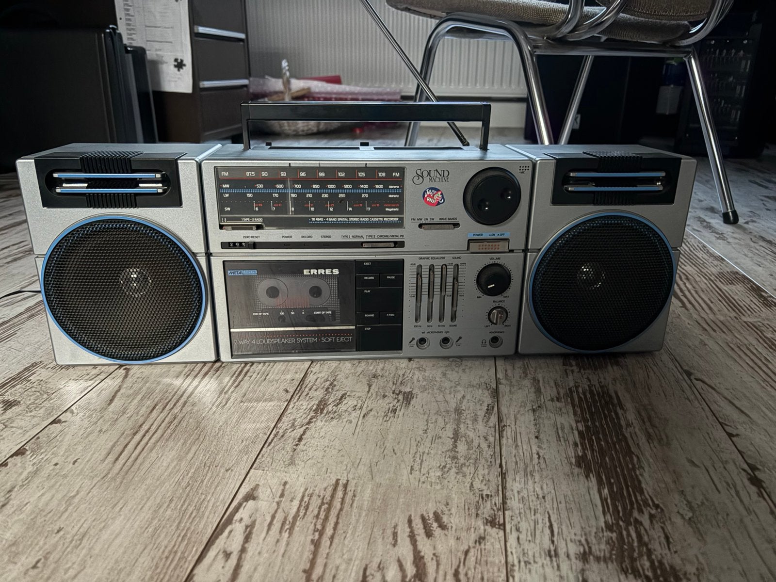 Erres (Philips) Soundmachine 80ties gettoblaster, Ophalen, Gebruikt