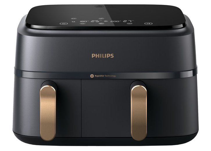 Philips Airfryer 3000 Series Dual Basket, Ophalen of Verzenden, Zo goed als nieuw, Airfryer XXL, 1500 gram of meer