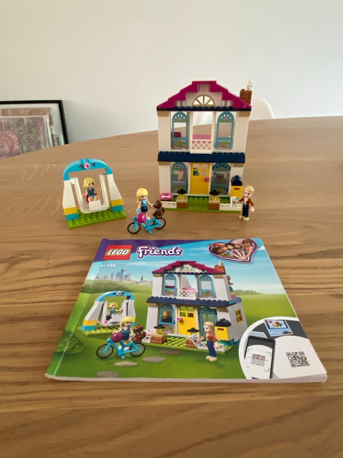 Lego Friends Stephanie's Huis 41398  met boekje, Lego, Friends, Ophalen of Verzenden, Zo goed als nieuw