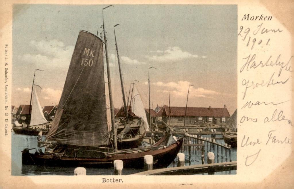 Marken Botter # 667, Verzenden, Voor 1920, Noord-Holland