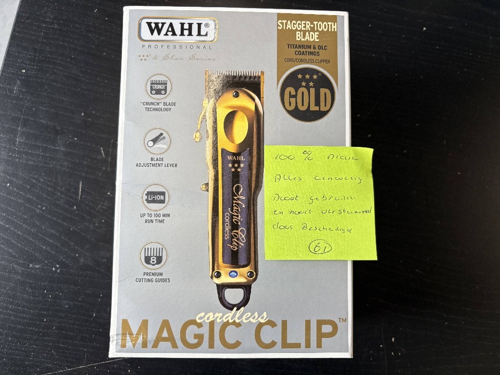 Wahl Magic Clip Cordless Tondeuse - Nieuwstaat, Tondeuse, Wahl Clipper Corporation, 2900 Locust St, Sterling, IL 61081, USA, Wahl Professional